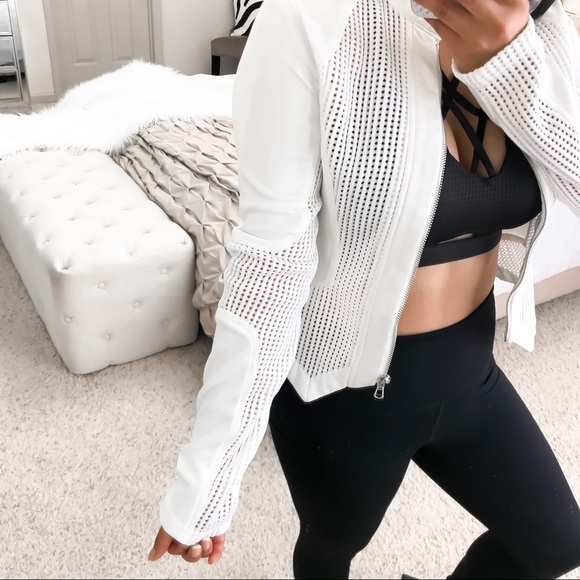 Entry s mesh workout / city athleisure jacket - Picture 7 of 13